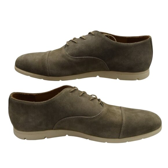 Maus & Hoffman Mens Beige Suede Oxford Shoes Size 12 - Picture 8 of 8